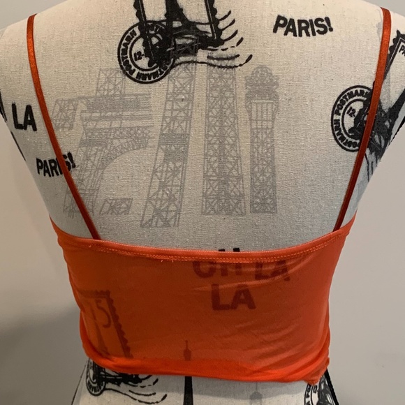 Empty Soda Orange Cropped Tank - Picture 3 of 3